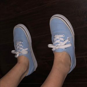 Baby blue vans
